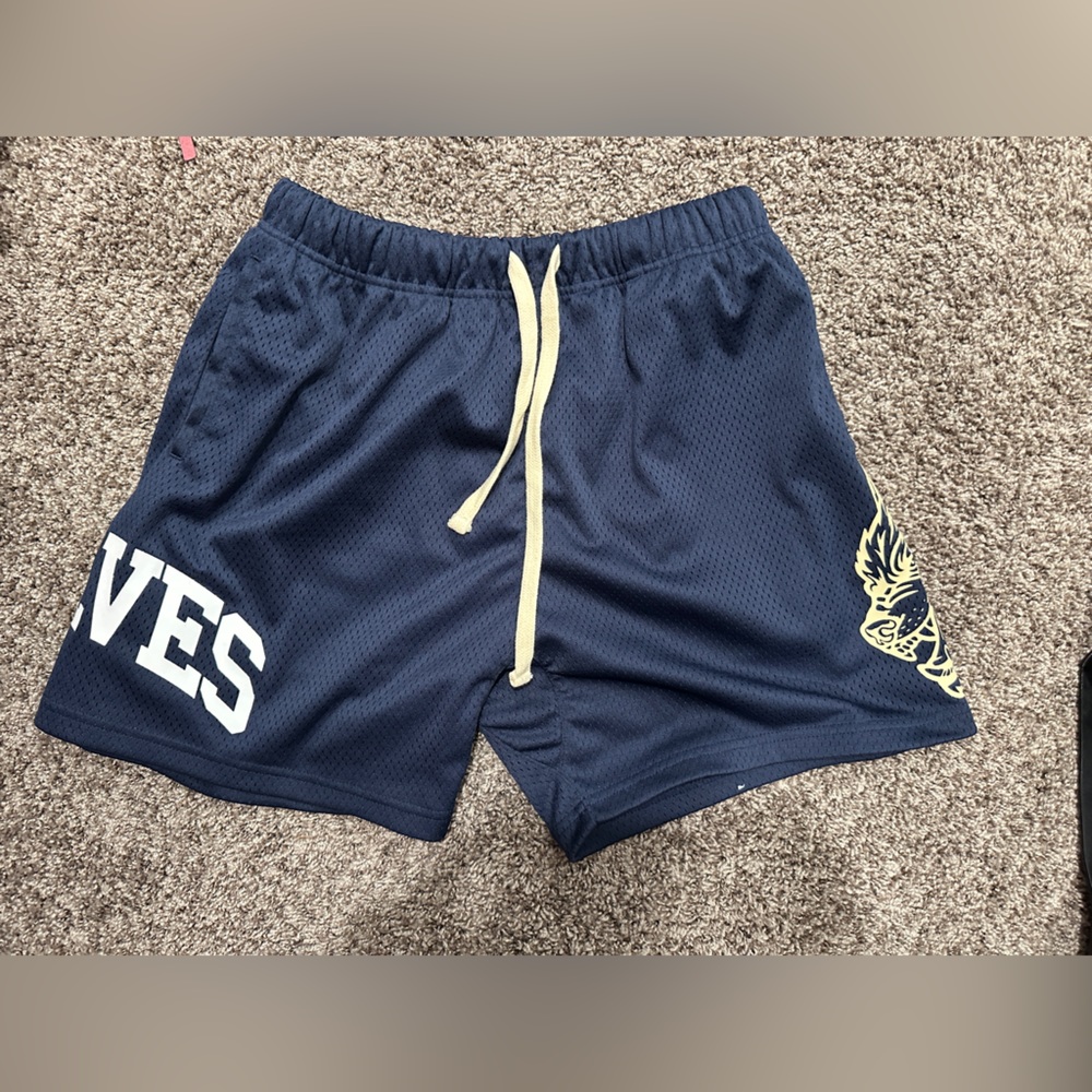 Darc Sport Wolves Mesh Shorts Size Small